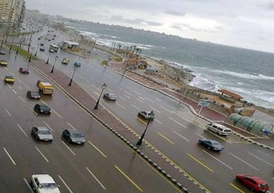 أمطار متوسطة على الإسكندرية