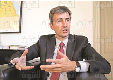 ماركوس لينتر السفير السويسري تصوير هبه خليفة