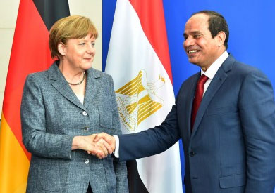 السيسى وأنجيلا ميركيل _ أرشيفية