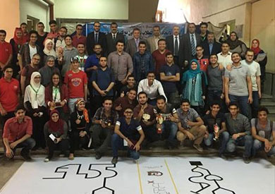 مسابقة الربوت بهندسة شبرا - جامعة بنها