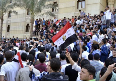 مظاهرات أمام مقر أمن الدولة «أرشيفية»