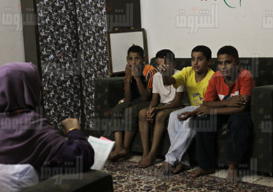 البلطجة تحكم أطفال الملاجئ - تصوير : روجيه أنيس