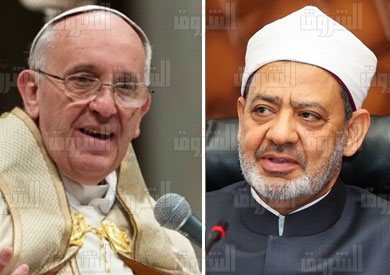 لقاء قمة في روما بين الإمام الأكبر وبابا الفاتيكان
