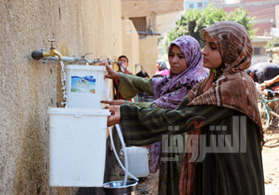 الحصول على المياه الصالحة مشكلة كبيرة فى الغربية - تصوير : إيمان هلال