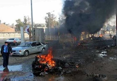 انفجار سيارتين مفخختين ببغداد-ارشيفية