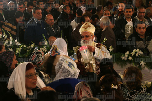 البابا تواضروس فى قداس عيد الغيطاس بالكنيسة المرقسية بالاسكندرية تصوير اميره مرتضى