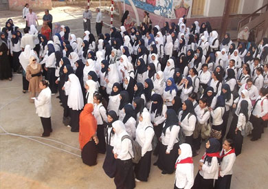 اخلاء مدرسة- أرشيفية