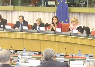 لقاء وفد البرلمان المصري في البرلمان الأوروبي