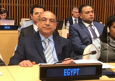 السفير محمد إدريس مندوب مصر الدائم لدي الأمم المتحدة