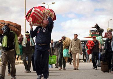 عودة مصريين من ليبيا