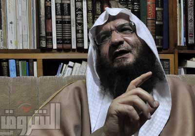 الشيخ أحمد فريد عضو مجلس أمناء السلفية _ تصوير: رافى شاكر