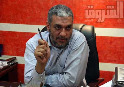 أحمد رامى قيادى بالاخوان المسلمين _ تصوير: لبنى طارق