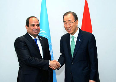 السيسي وبان كي مون