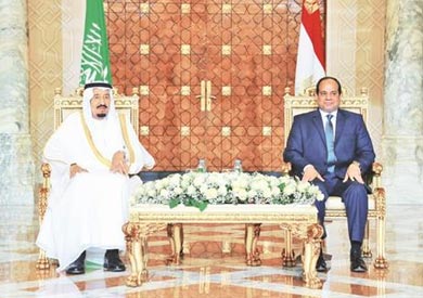 السيد الرئيس وخادم الحرمين الشريفين مراسم التوقيع على عدد من الاتفاقيات بين البلدين