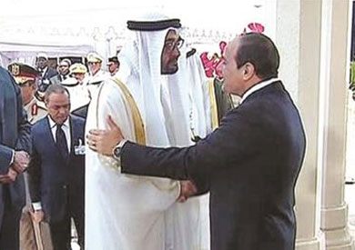 السيسى مع خليفة