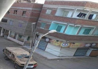 حملة قوات الأمن على قرية البصارطة بدمياط