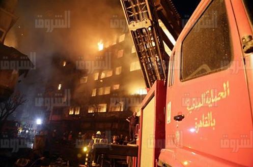 حريق العتبة- تصوير أحمد عبدالجواد