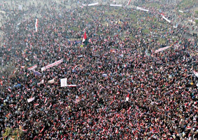 ميدان التحرير خلال ثورة 25 يناير -ارشيفية