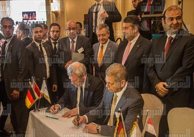 مؤتمر اللجنة الاقتصادية الالمانية المشتركة تصوير ابراهيم عزت