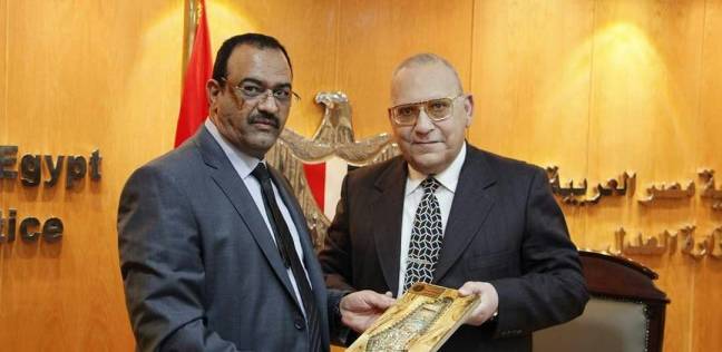 وزير العدل مع النائب العام الفلسطيني