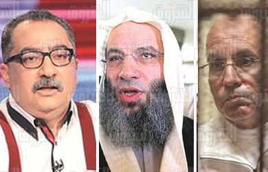 صلاح هلال ومحمد حسان و إبراهيم عيسى