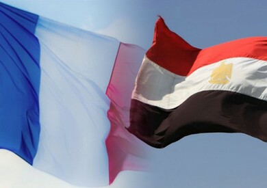علم مصر وفرنسا