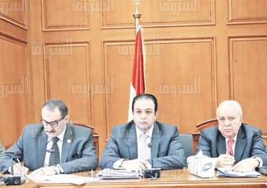 علاء عابد ومجدى العجاتي لجنة حقوق الانسان- تصوير لبنى طارق