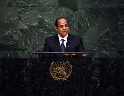 الرئيس في الأمم المتحدة