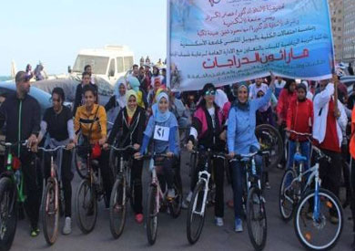 ماراثون درجات لجامعة الإسكندرية احتفالًا باليوبيل الماسي