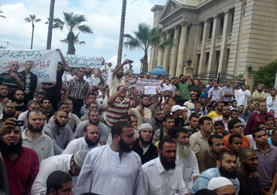 حبس 27 من أنصار مرسي بكفر الشيخ بتهمة التظاهر بدون تصريح - أرشيفية