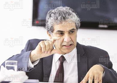 خالد فهمى وزير البيئة - تصوير أحمد عبد اللطيف