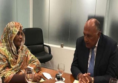 وزير الخارجية ونظيرته السودانية