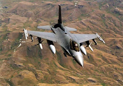 مقاتلة أمريكية إف - 16ارشيفية