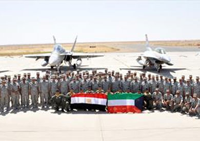 ختام فعاليات التدريب الجوى المشترك المصري الكويتى اليرموك