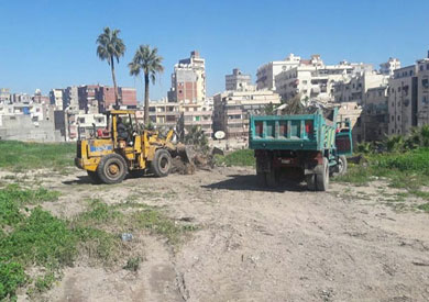 حملة لإزالة التعديات على كوم الناضورة الأثري - ارشيفيه