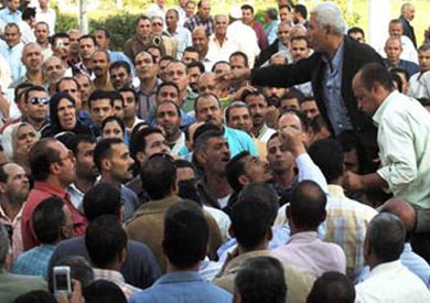 اعتصام عمال «المصرية للأسمدة»