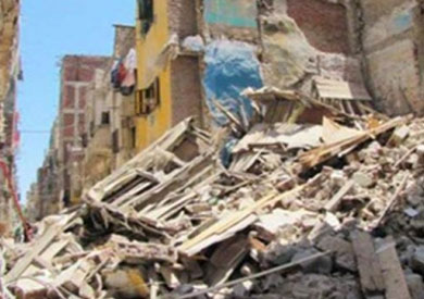 انهيار منزل بالخانكة