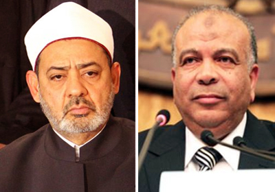 الدكتور محمد سعد الكتاتني رئيس مجلس الشعب - الدكتور أحمد الطيب شيخ الأزهر الشريف