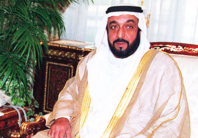 الشيخ خليفة بن زايد ال نهيان رئيس دولة الامارات