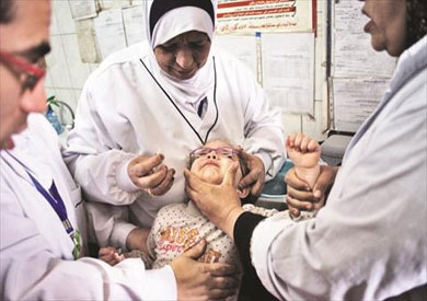 حملة تطعيم شلل الاطفال