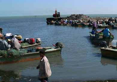 بحيرة البردويل بشمال سيناء