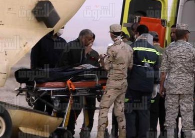 وصول طائرة تحمل جثامين 144 ضحية من الطائرة المنكوبة  تصوير: احمد عبد الفتاح