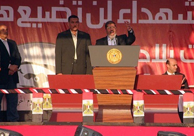 محمد مرسى فى التحرير