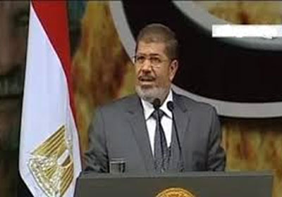 أرشيفية لـ"مؤتمر الرئيس مرسي مع ممثلي الجمعيات الأهلية بعد تقديم مشروع القانون"
