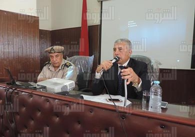 مدير أمن الغربية يتابع بدء الدورة الثالثة للأفراد والعاملين المدنيين - تصوير: علاء شبل