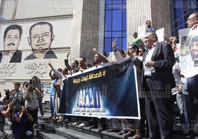 «الصحفيين» تنتفض ضد «الداخلية».. وتؤكد: سننتصر - تصوير: جيهان نصر