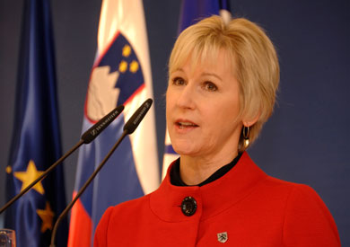 وزيرة خارجية السويد مارغو والستروم