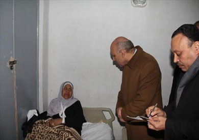 سكرتير عام بنى سويف يفقد مصابى حادث انقلاب سيارة