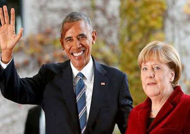 ميركل وأوباما
