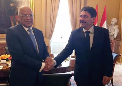 رئيس المجر و الدكتور على عبد العال